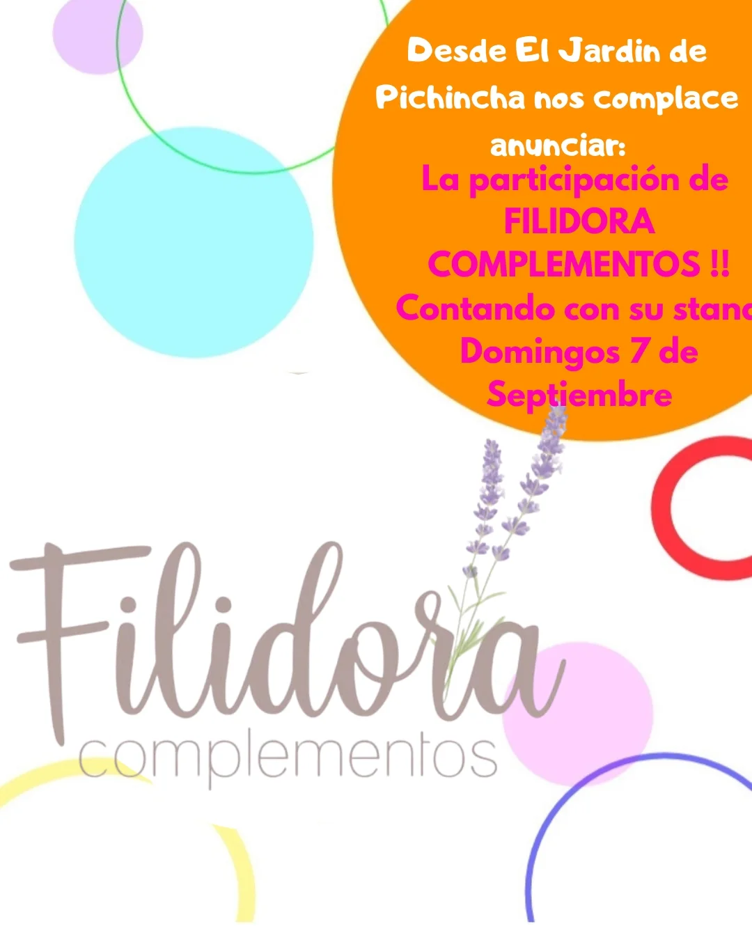 Portada de Feria Filidora Complementos