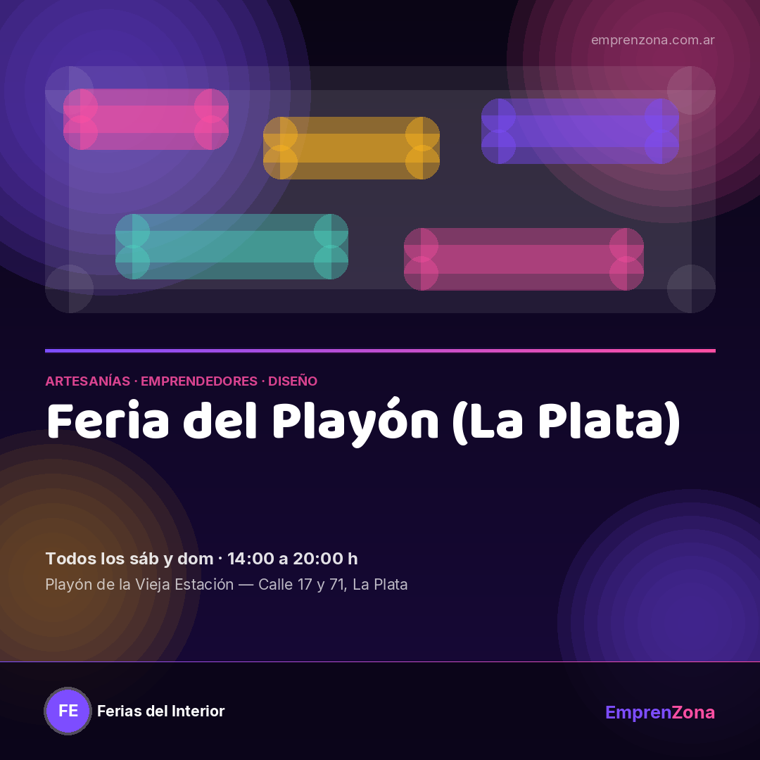 Feria en La Plata